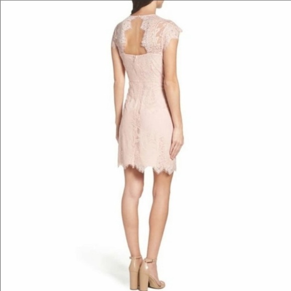 BB Dakota Jayce Lace Shealth Cocktail white Dress - Picture 4 of 12